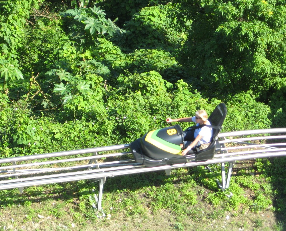 jamaica bobsled Mystic mountains from falmouth cruise shore ocho rios Dunns river